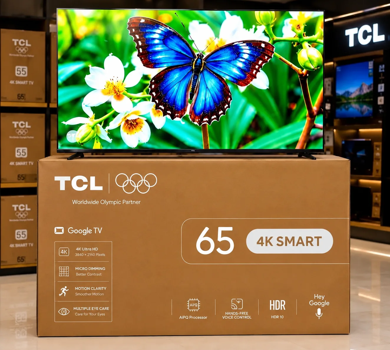TCL 65" Android TV 4k 65P635