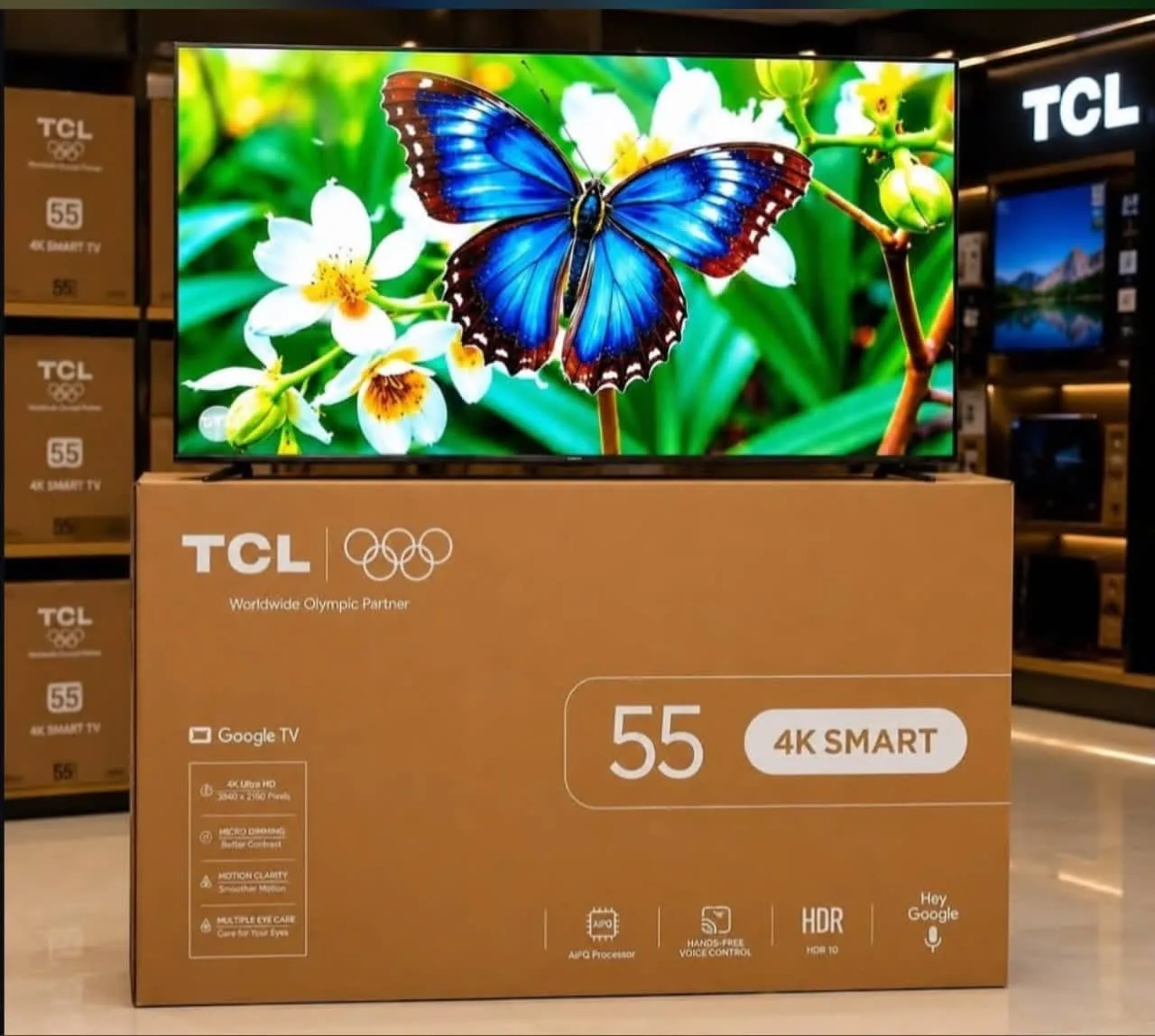 TCL 55" GOOGLE TV 4K HDR