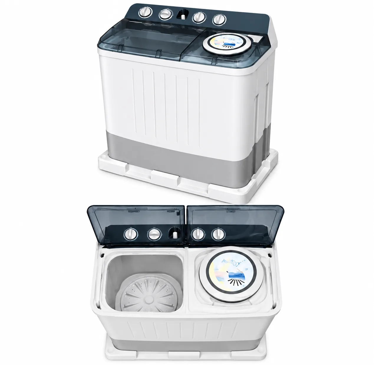 Hisense 12KG Twin Tub Semi-Automatic Washing Machine (WSXL121)