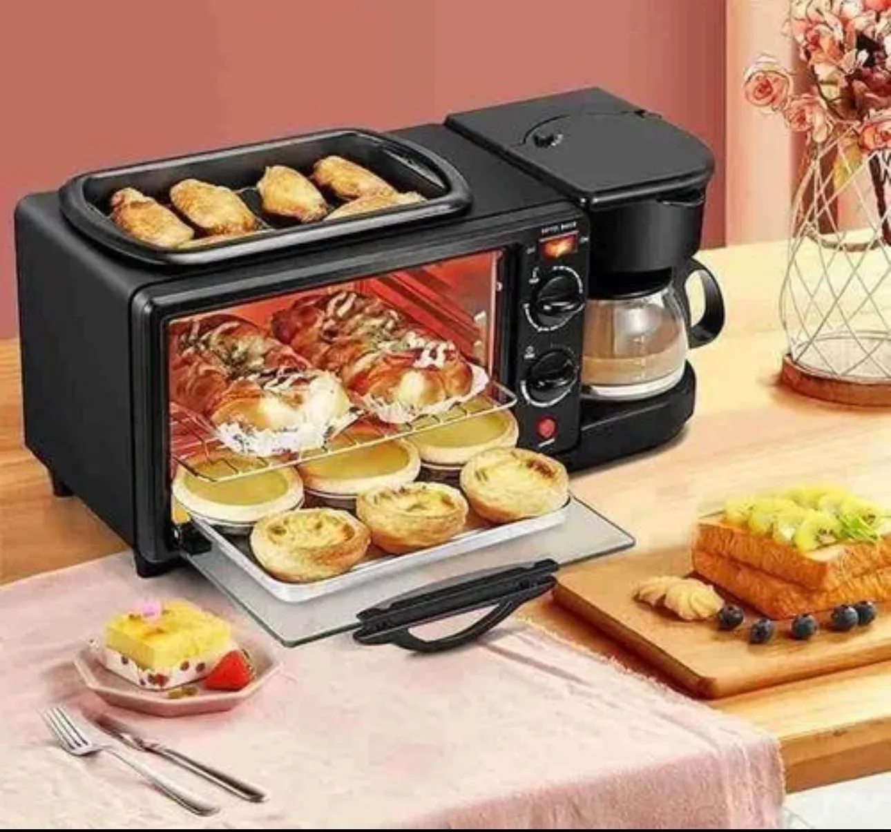 Hoffmans 3-in-1 Breakfast Maker – HM-509 | 1250W