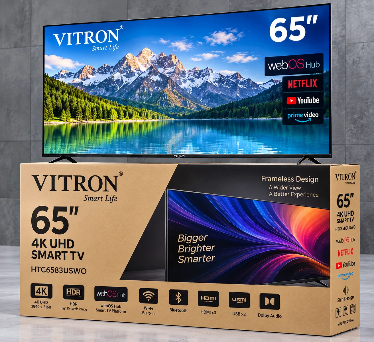 Vitron 65” 4K UHD Smart